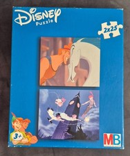 Puzzle Disney 2 x 25 pièces MB  24,5 cm x 19,4 cm  3 ans et +