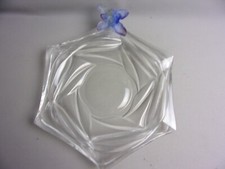 Plateau de service en cristal