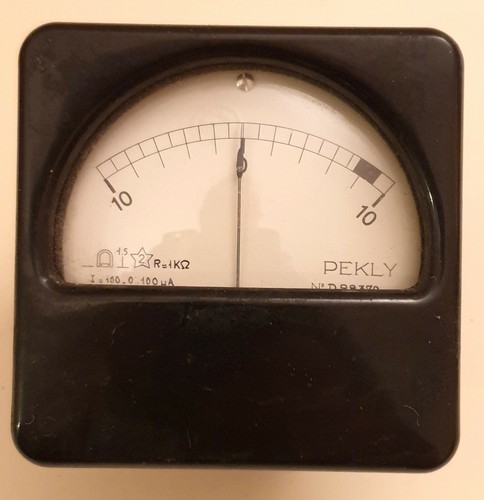 Galvanomètre pekly 100µa - pekly,