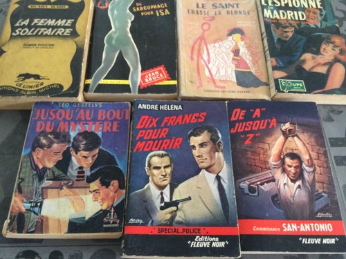 Lot livres romans policiers - lot,