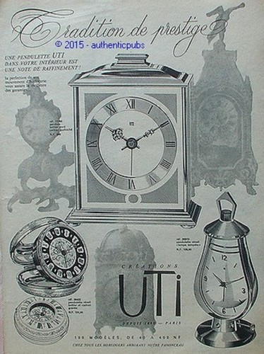 Publicite uti pendule - publicite,