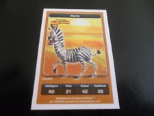 Carte Carrefour Dreamworks n° 54 madagascar marty