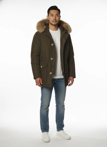Woolrich homme parka vert - parka,