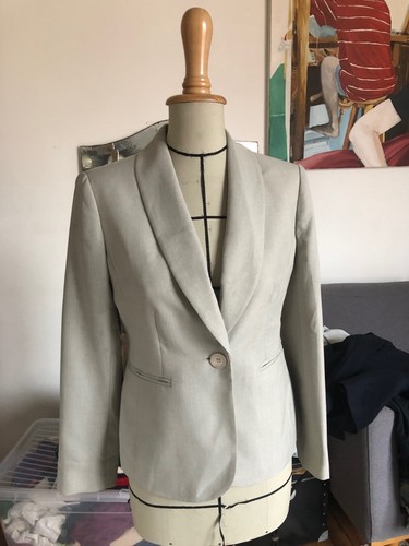 Veste tailleur col - , châle