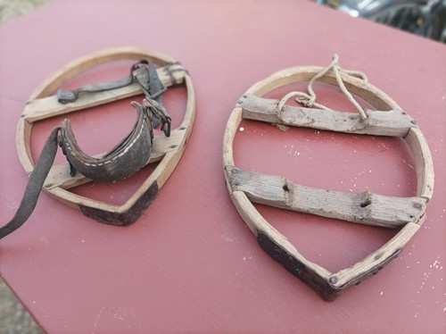 Ancienne paire raquette à - paire,