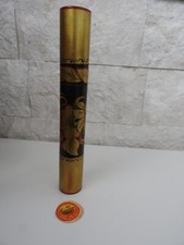 TROUSSE A CRAYONS STYLO EN BOIS LAQUE USSR KHOKHLOMA BOITE RUSSE BUREAU VINTAGE