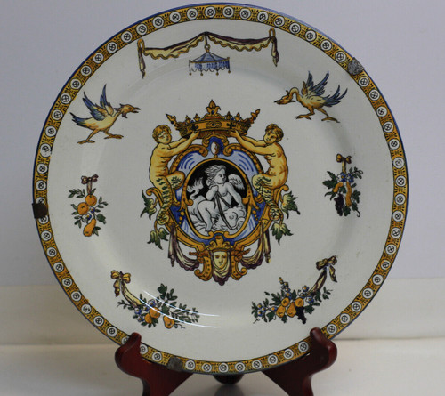 Assiette faïence gien - assiette, en