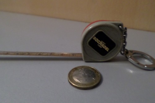 Keychain key ring - key, meter