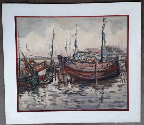 Aquarelle originale - , (marine)