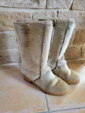 BOTTES BOOTS FOURRURE NEIGE MONTAGNE SKI HIVER VINTAGE NANOUK POINTURE 9   ☃️