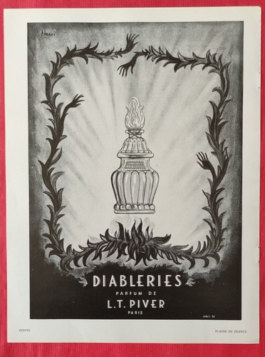 Publicité 1950 parfum t - ,