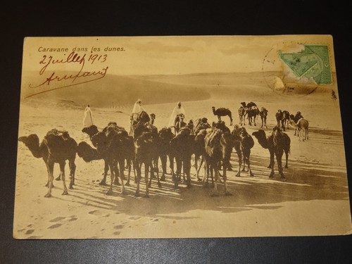 Caravane dans les dunes - caravane, 1913
