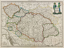 1812, Carte ancienne Empire d'Autriche. Malte-Brun. Kaisertum Österreich Karte