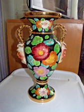 grand vase  MONACO Vase Céramique Vintage Art Déco Objets Anciens  du XXème