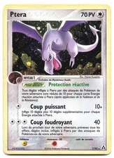 Carte Pokémon Ptera 1/92 EX