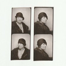 Photomaton femme au - photomaton, chapeau