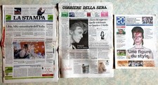 DAVID BOWIE x3 Newspapers
