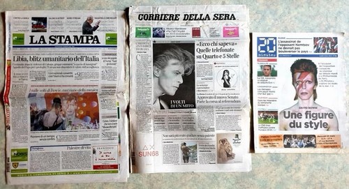 David bowie newspapers - david,