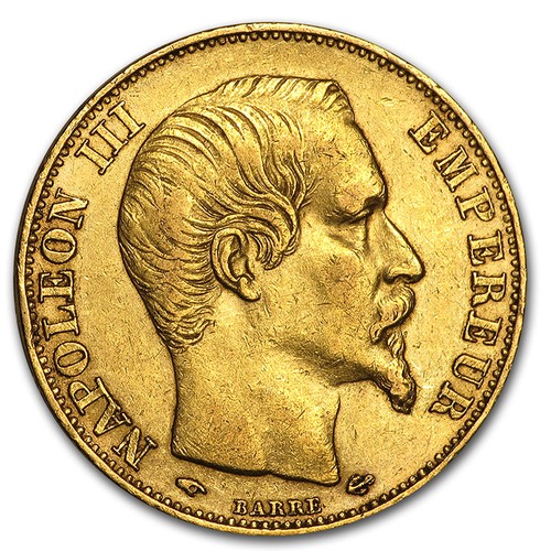 1852 1860 france gold - france,