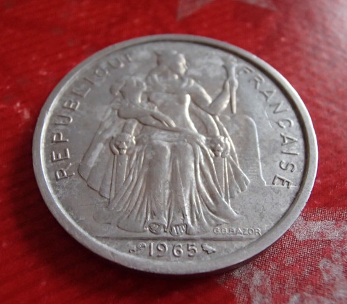 Piece monnaie polynesie - piece,