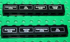 Autocollants Lego Electric Train Bricks with Stickers Set 7939 Cargo Train