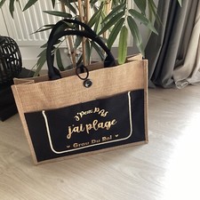 Sac cabas en toile de jute