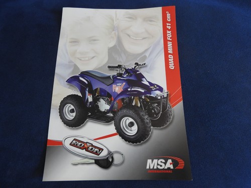 Catalogue feuillet quad roxon - quad,