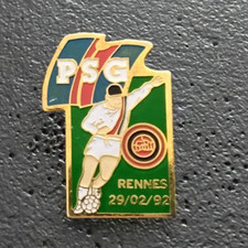Pin’s Sport Football Match PSG Paris St Germain-Rennes  29/02/92 (1130)