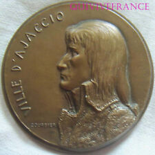 MED30099 - MEDAILLE BICENTENAIRE NAISSANCE DE NAPOLEON AJACCIO 1969 par COURBIER
