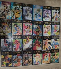 LOT MANGA 3X3 EYES 24 premiers Tomes T1 à T24 TAKADA de TBE à TTBE !