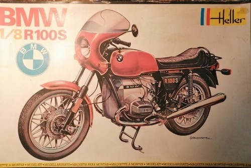 Maquette moto heller bmw - moto, 1/8