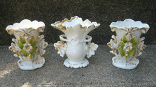 3 Ancien Soliflore Vase de