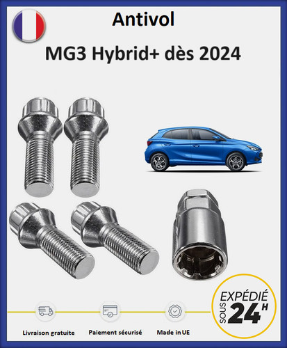 Ecrous antivol roues - ecrous,