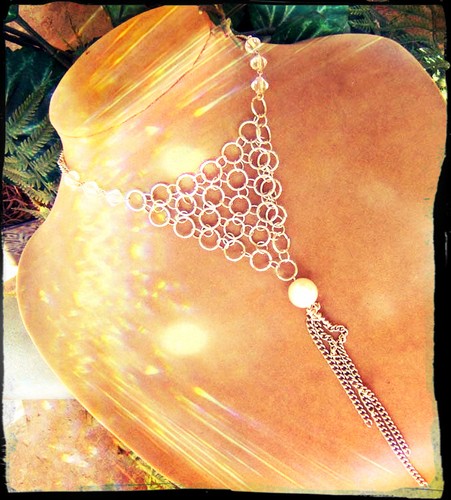 Tassel pendant faux - tassel, hoop