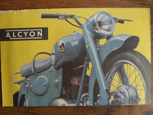 Publicité motos alcyon 1956 - publicité,