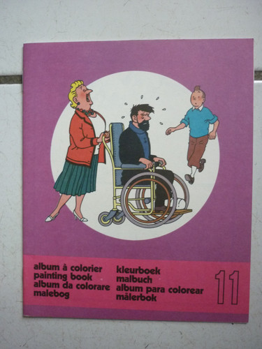 Tintin album colorier - a,