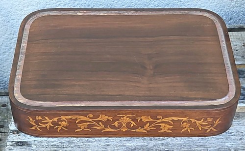 Ancien socle bois - bois, marqueterie