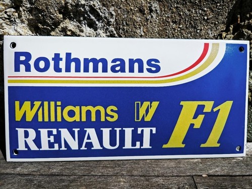 Plaque émaillée renault - plaque,