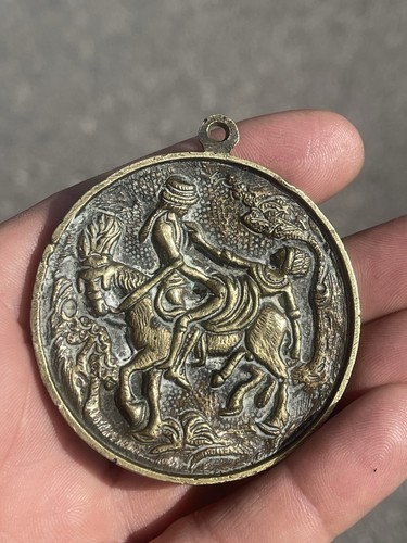Médaille médaillon scène - médaillon,