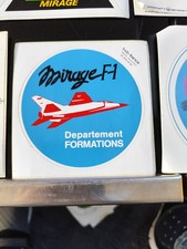 Autocollant MIRAGE  F1  DEPARTEMENTS FORMATIONS    - DASSAULT BREGUET