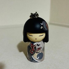 Porte-clés Kokeshi en bois