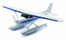 NEWRAY - Hydravion de couleur blanc et bleu - Cessna 172 Shyhawk - 1/42 - NEW...