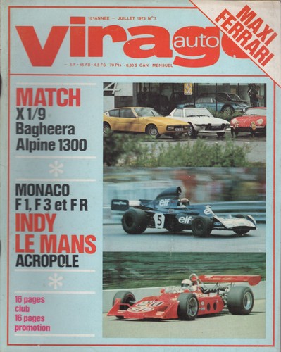 Virage auto 1973 indy 500 - 1973, 7