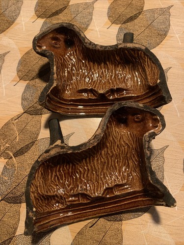 Ancien moule agneau terre - ancien,