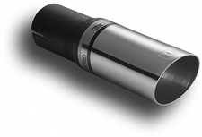 Tuyau d'échappement universel pointe de silencieux environ 60 mm longueur 140 mm