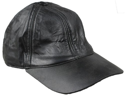 Casquette baseball cuir - casquette, en