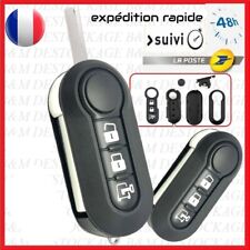 Fiat 500 Coque Clé Panda Stilo Brava Ducato Bravo Clé 3 Boutons Fiat compatible