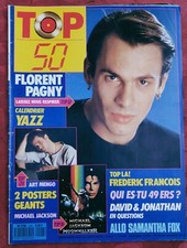 MAGAZINE TOP 50 148 SANS POSTER PAGNY SAMANTHA FOX YAZZ FREDERIC FRANCOIS 1989