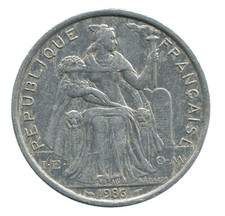 5 Francs Nouvelle Calédonie