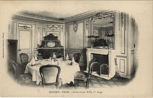 Cpa paris maxim salon - paris, maxim's